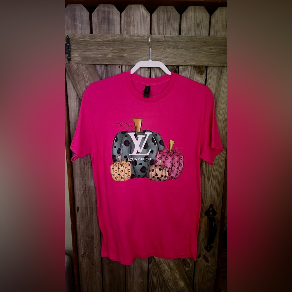 Louis Vuitton Vibrant Pink Pumpkin Tee